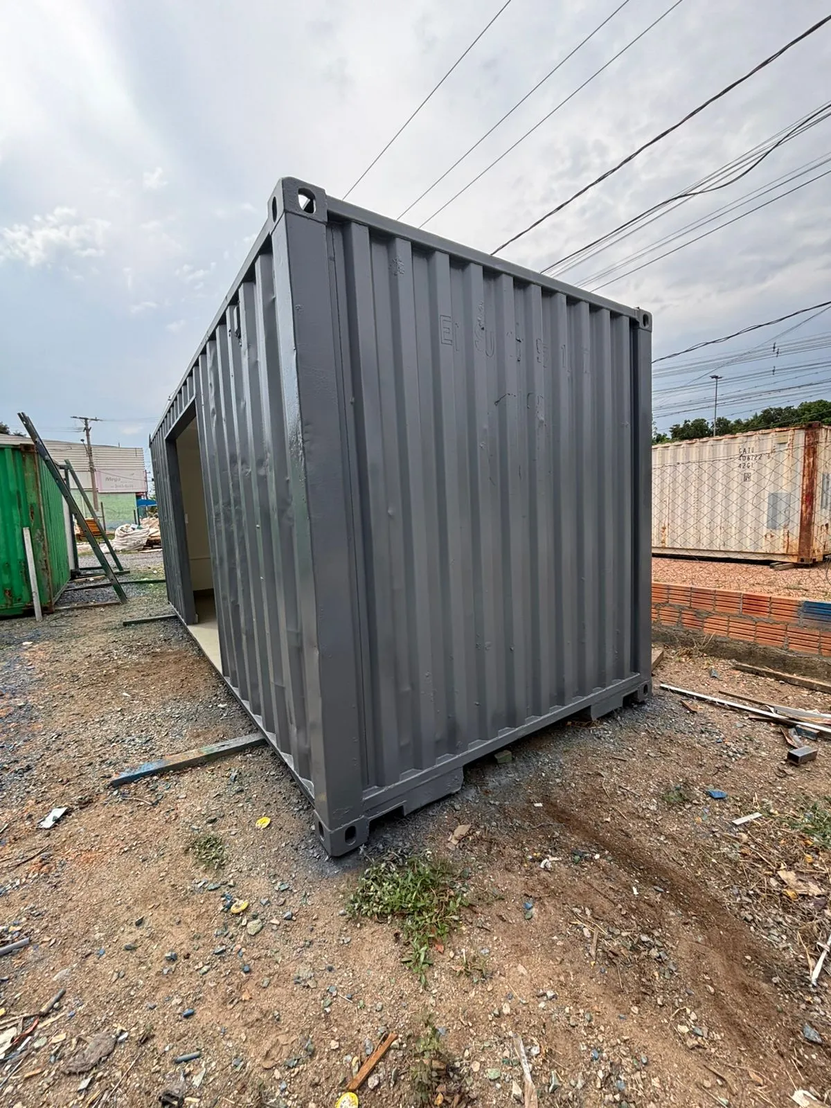 Container stand comercial