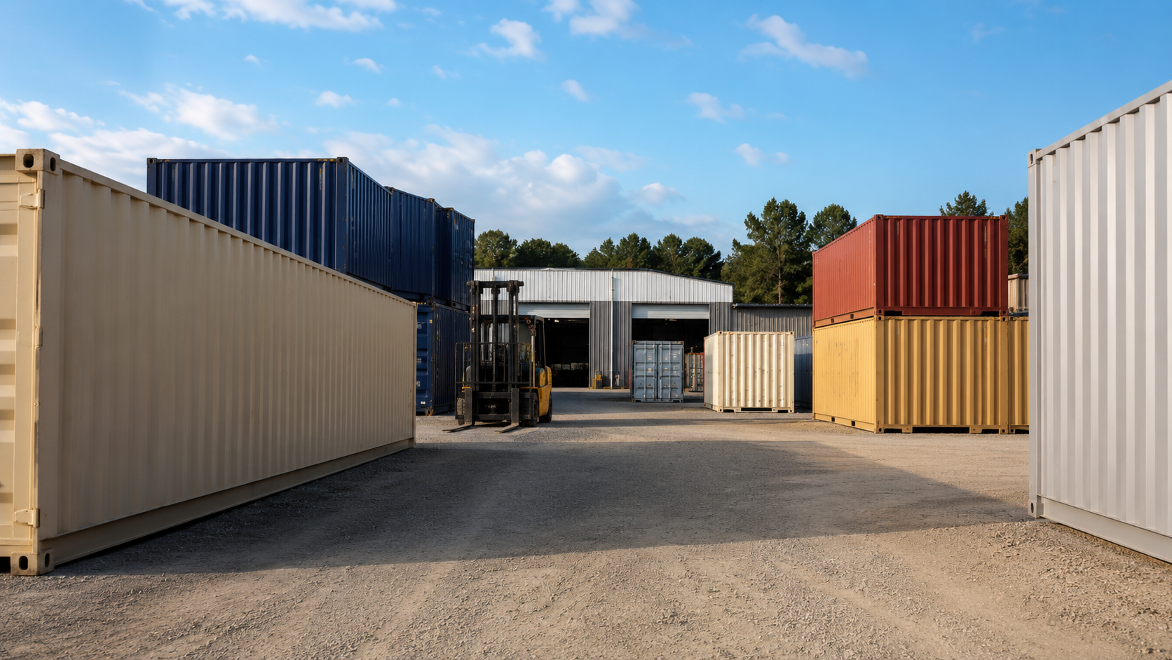Pátio de containers Coxipó Container - Locação em Mato Grosso